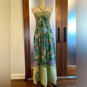 Anthropologie halter maxi dress. Sz 4